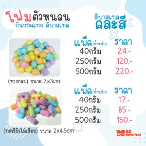 เม็ดโฟมตัวหนอนกันกระแทก เล็กแต่ทรงพลัง