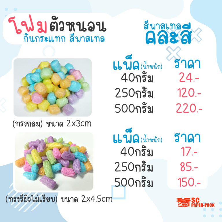 เม็ดโฟมตัวหนอนกันกระแทก เล็กแต่ทรงพลัง