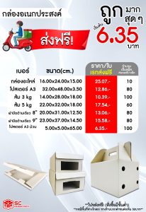 กล่องใส่โปสเตอร์ไปรษณีย์ – ส่งตรงไอเดียอย่างไม่เสียรูป